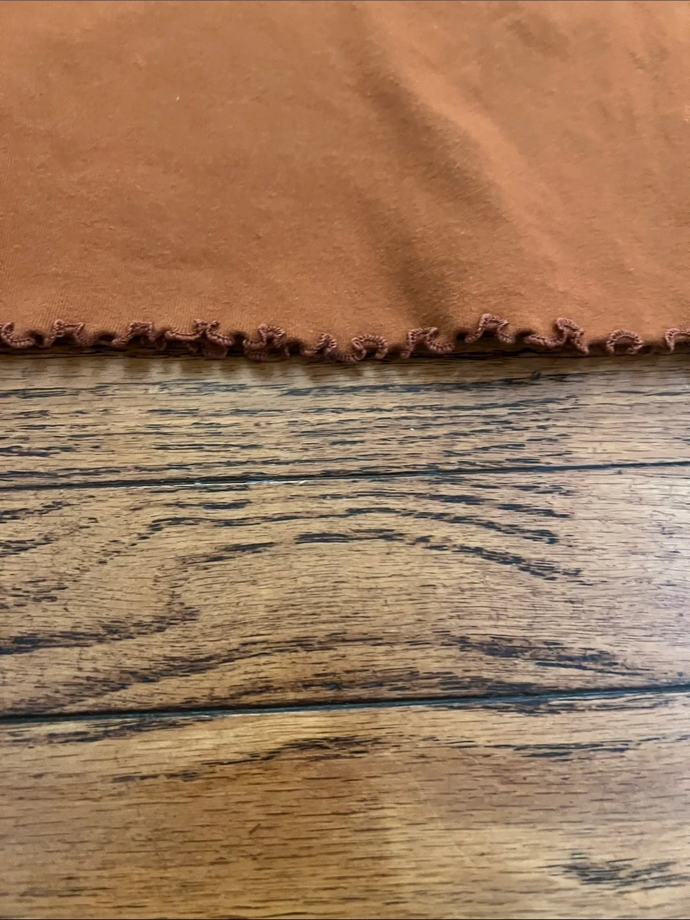 Old Navy Rust Orange Long Sleeve Crop Top